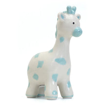 Load image into Gallery viewer, Blue Spotted Giraffe Bank
